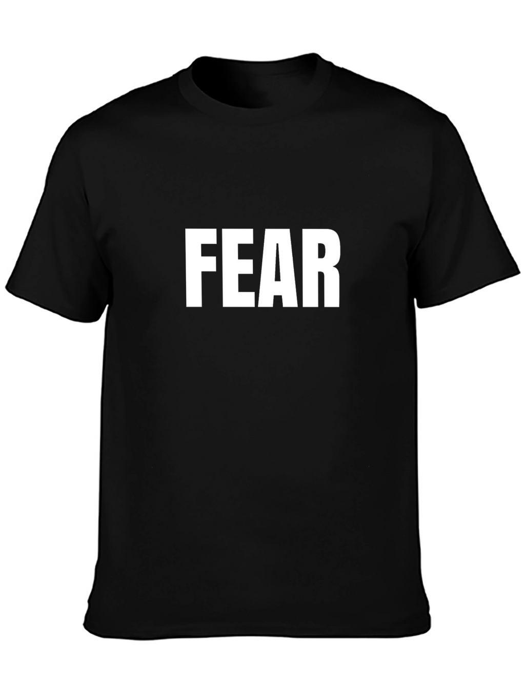 FEAR Graphic Tee - Black Cotton T-Shirt