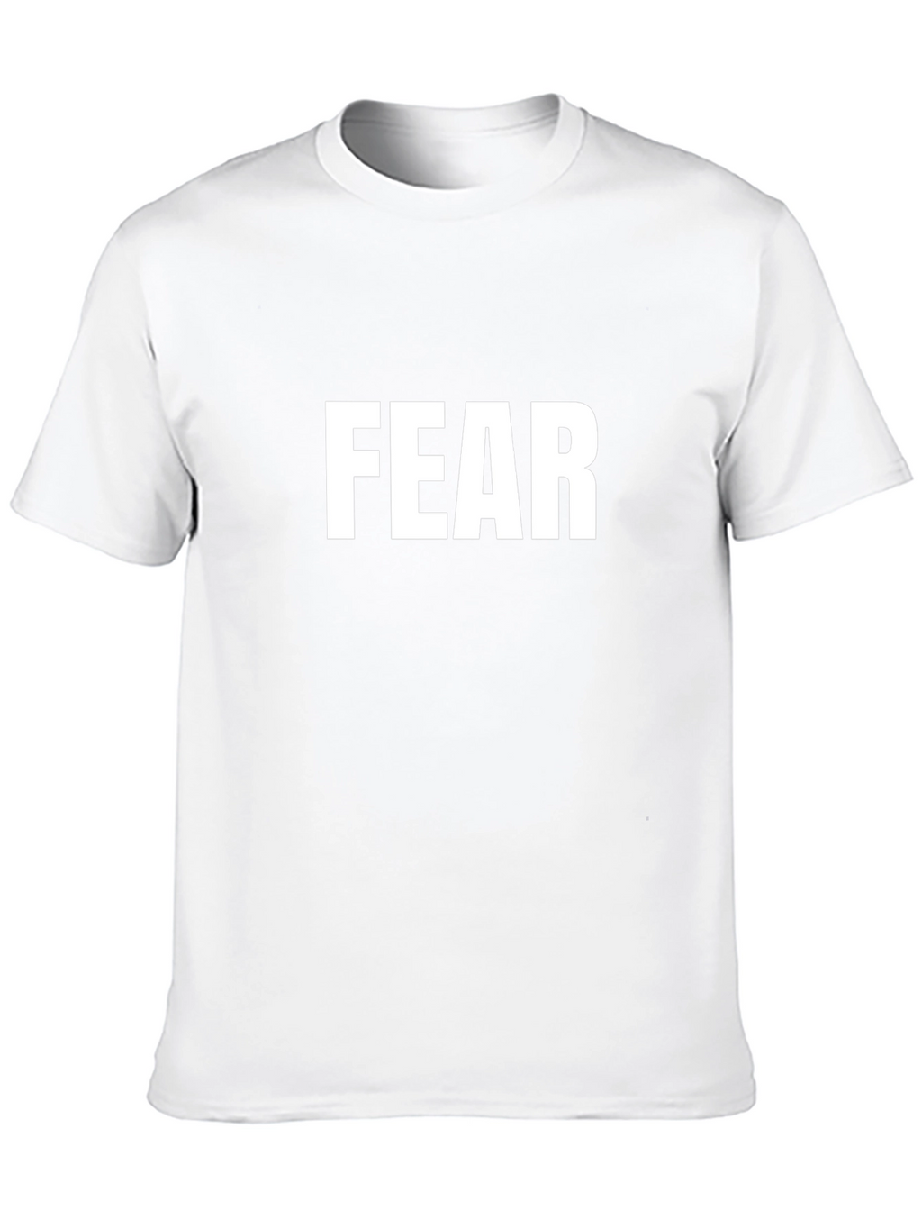 FEAR Graphic Tee - Black Cotton T-Shirt