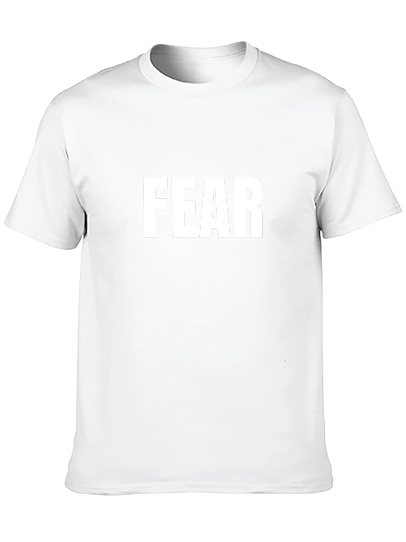 FEAR Graphic Tee - Black Cotton T-Shirt