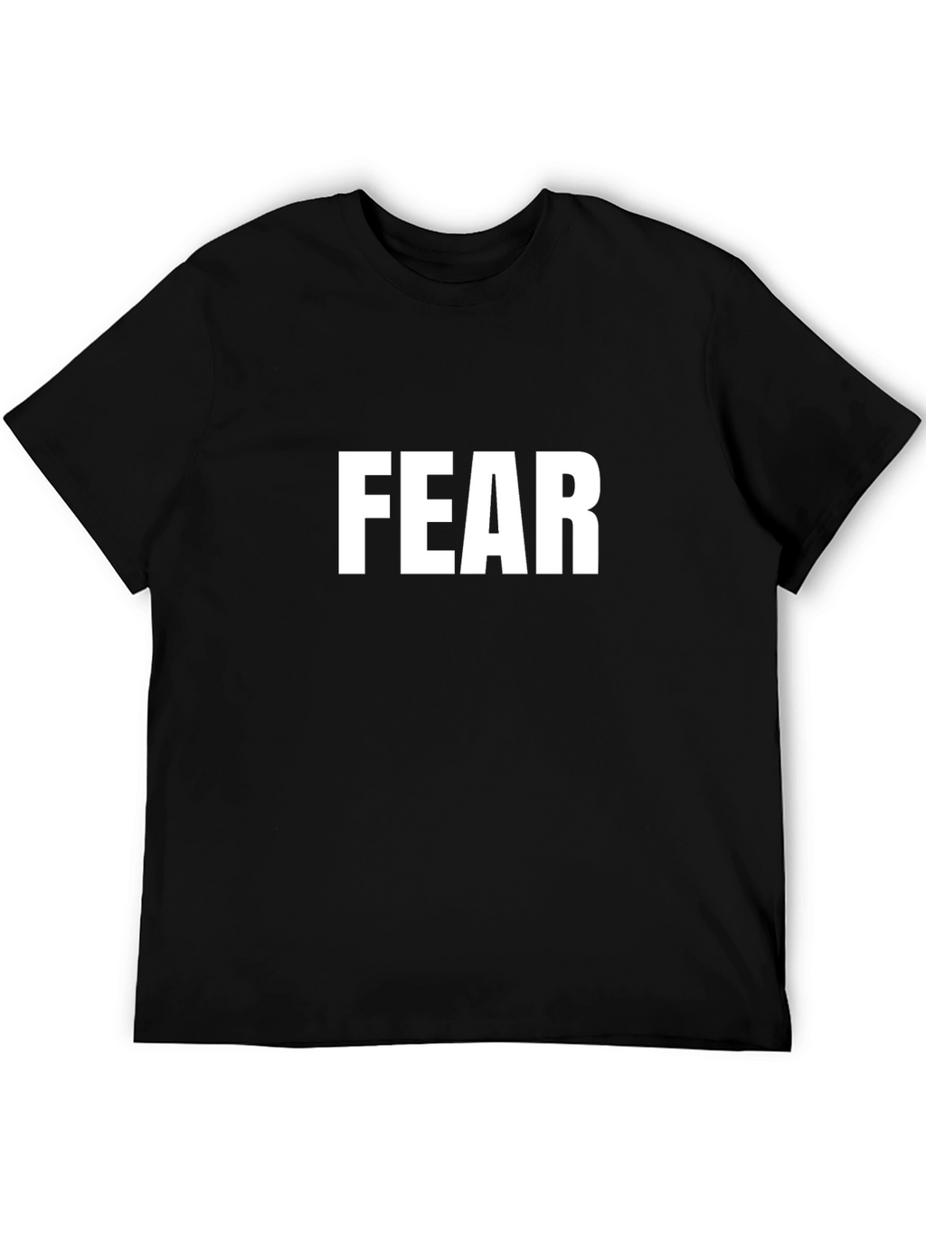 FEAR Graphic Tee - Black Cotton T-Shirt