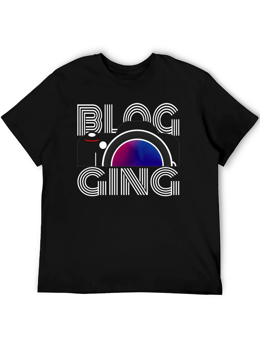 Blogging Graphic Tee - Black