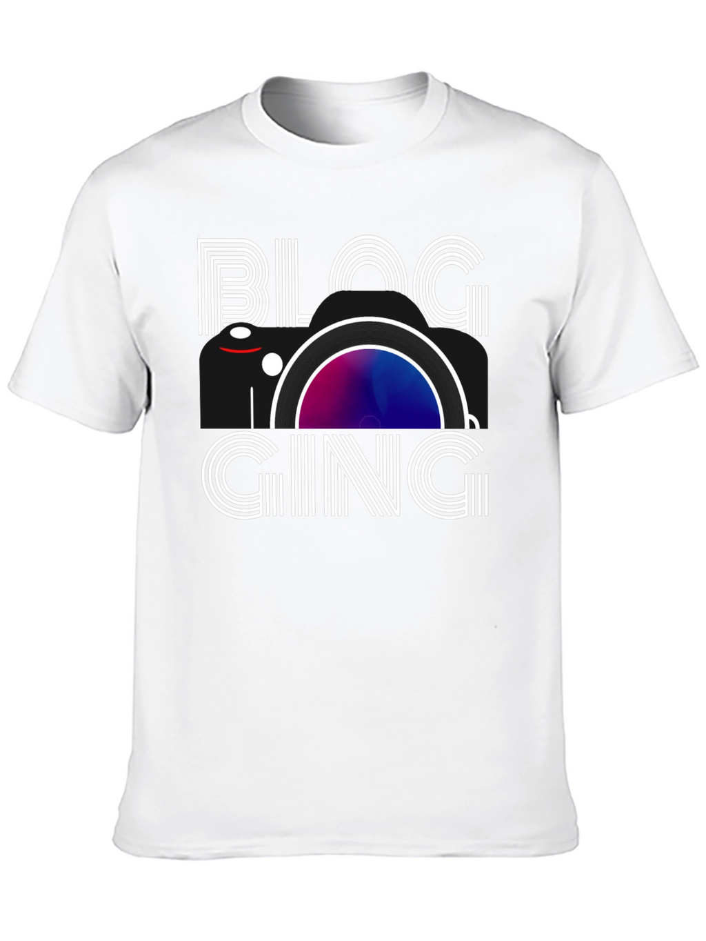 Blogging Graphic Tee - Black