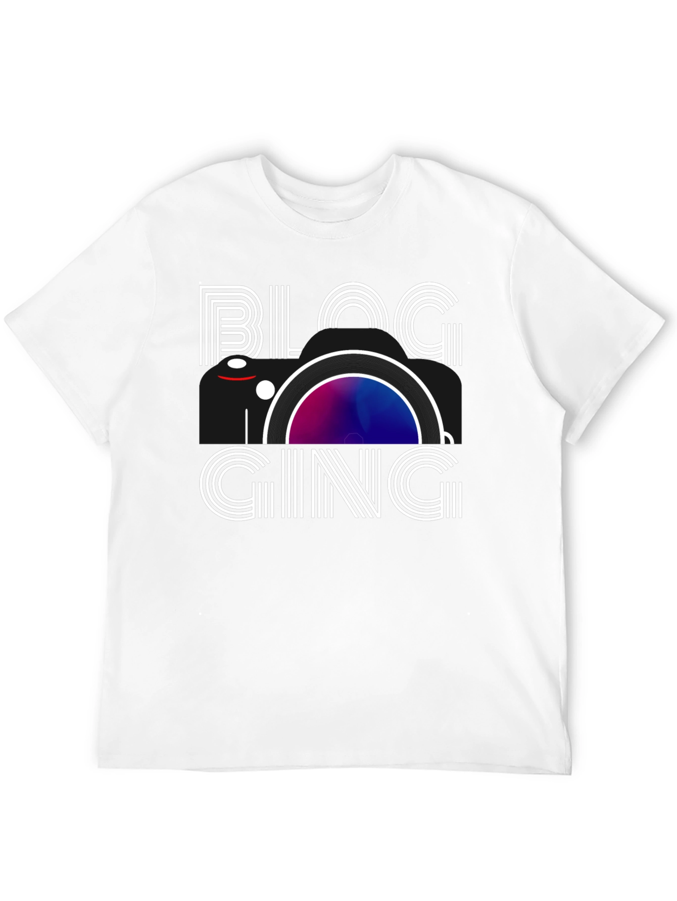 Blogging Graphic Tee - Black
