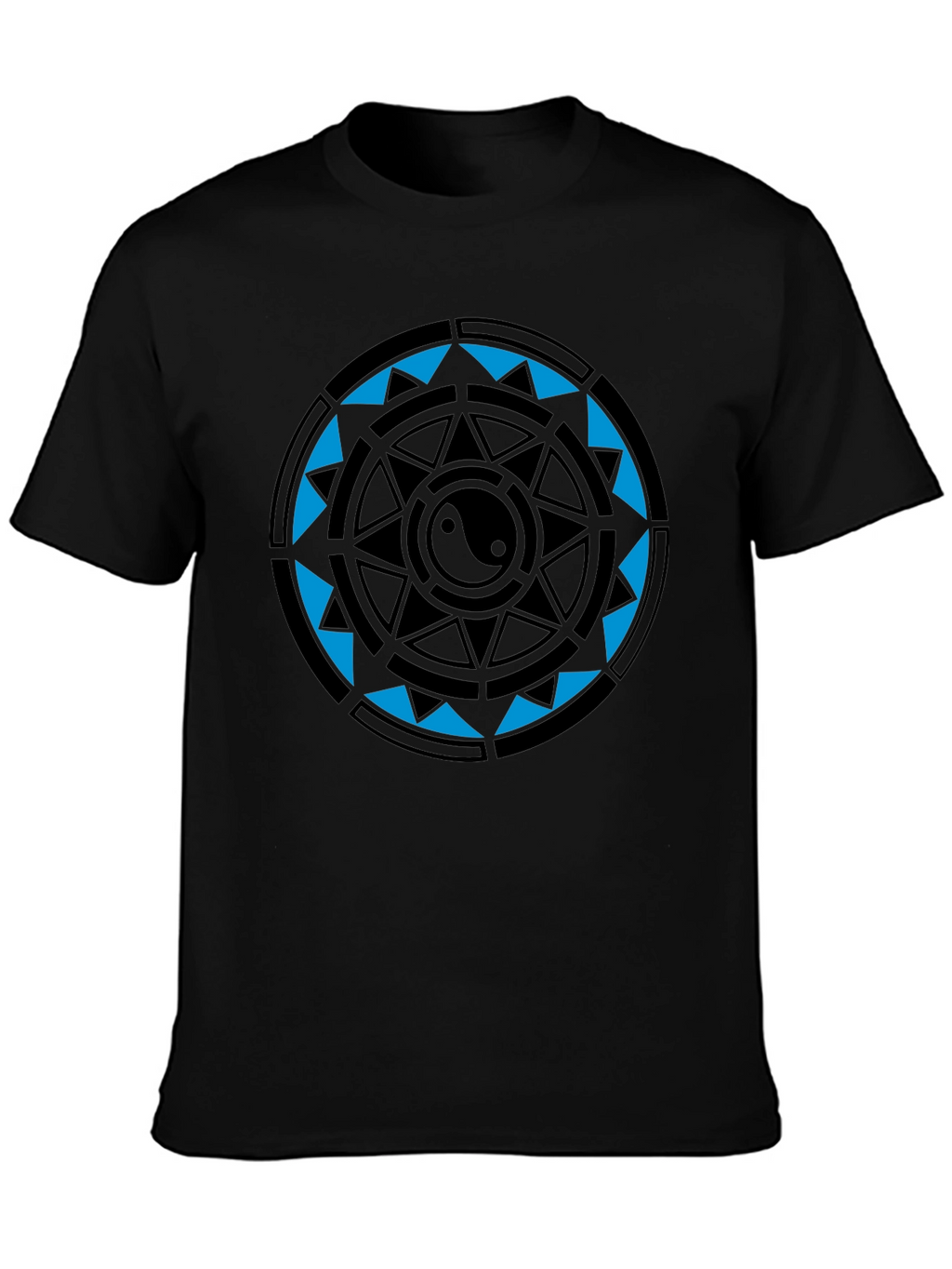 Yin Yang Mandala Graphic T-Shirt
