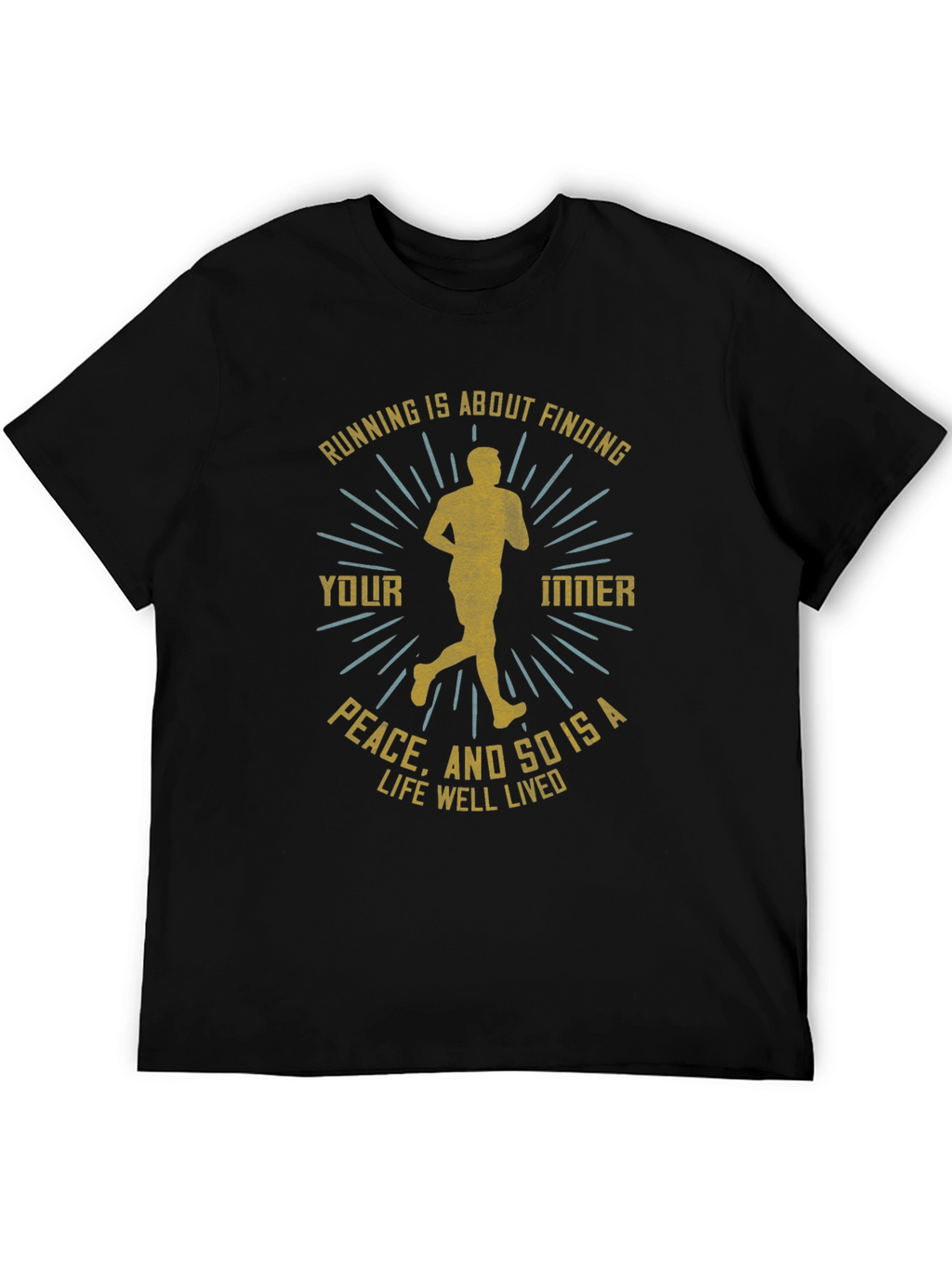 Running is About Finding Inner Peace T-Shirt