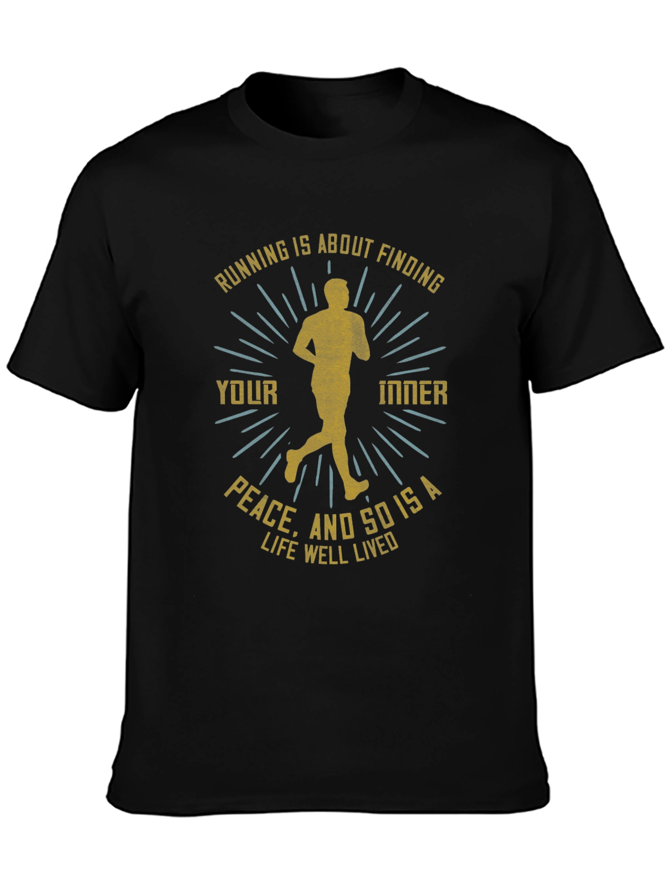 Running is About Finding Inner Peace T-Shirt