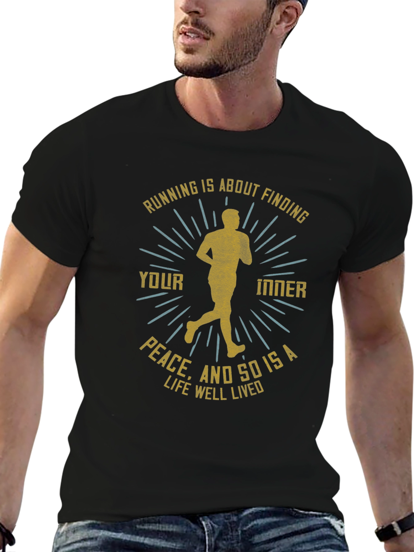 Running is About Finding Inner Peace T-Shirt