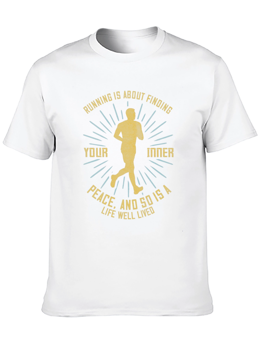Running is About Finding Inner Peace T-Shirt