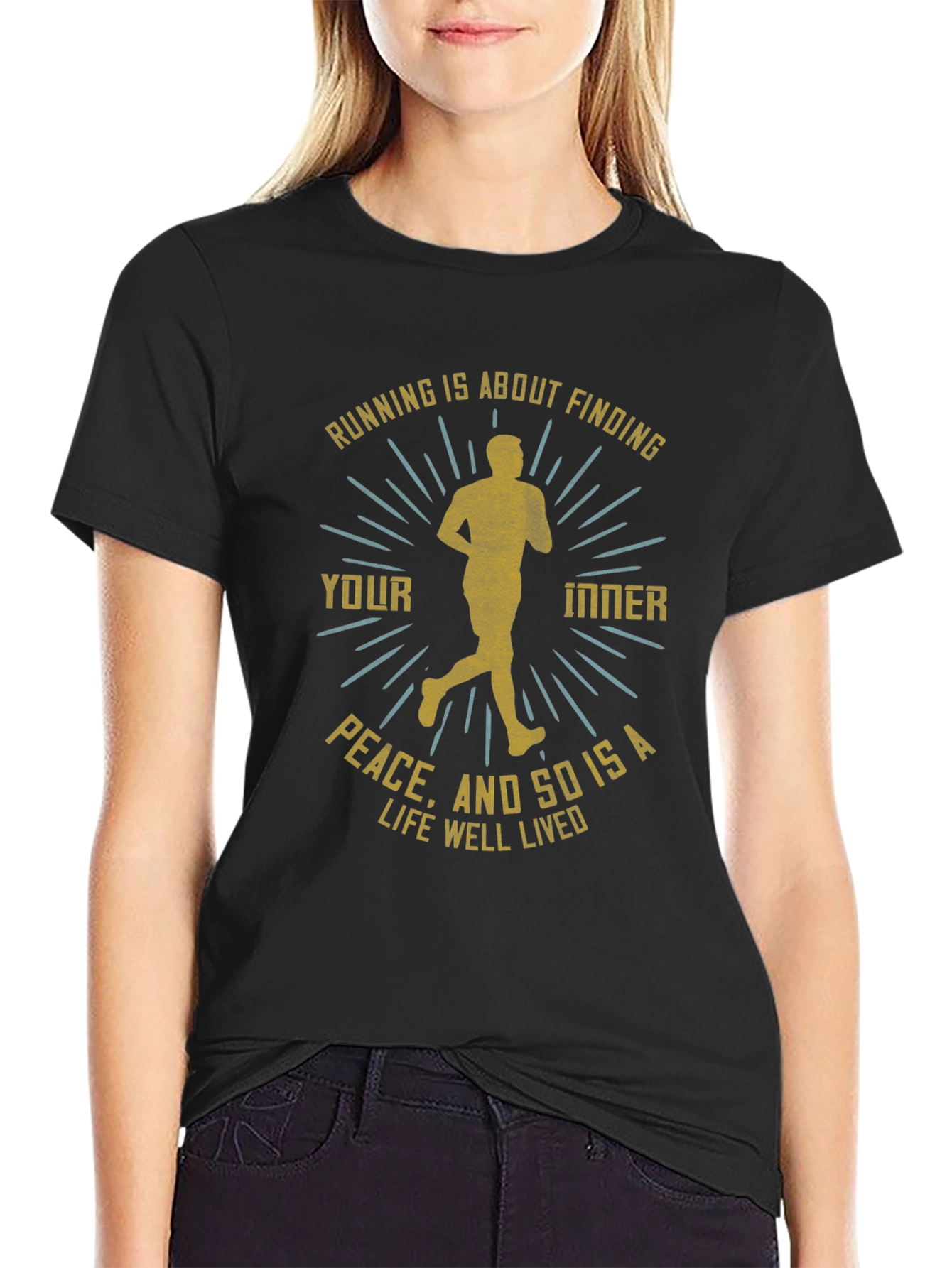 Running is About Finding Inner Peace T-Shirt