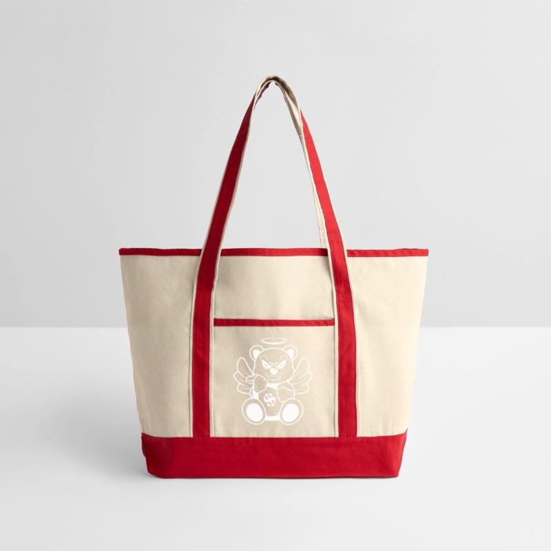 Evil Angel Bear Money Bag Art