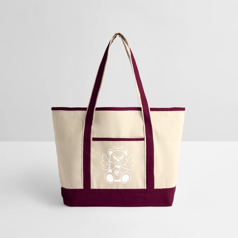 Evil Angel Bear Money Bag Art