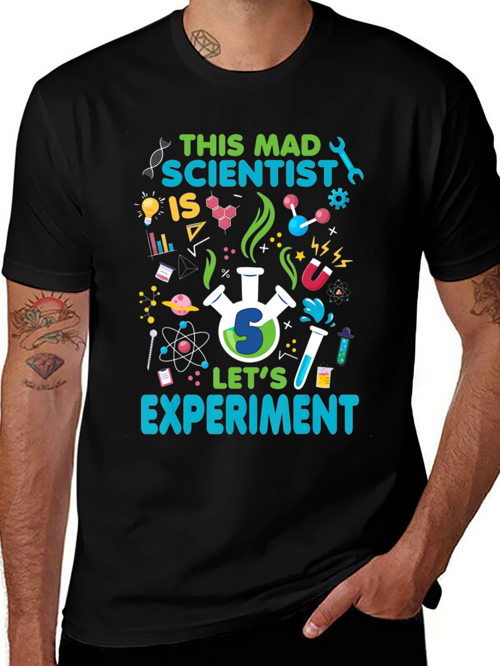 Mad Scientist Experiment T-Shirt - Science Tee