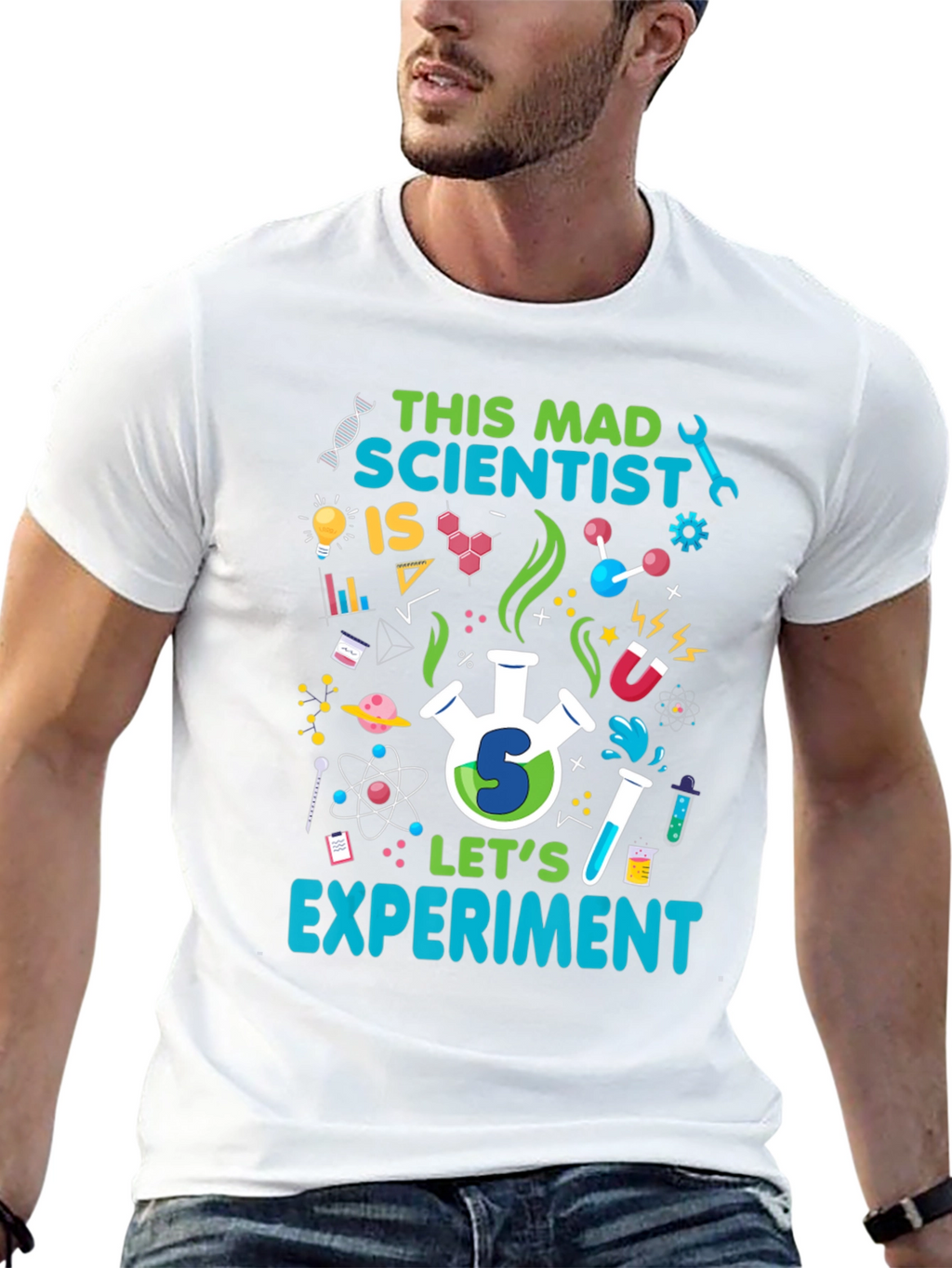 Mad Scientist Experiment T-Shirt - Science Tee