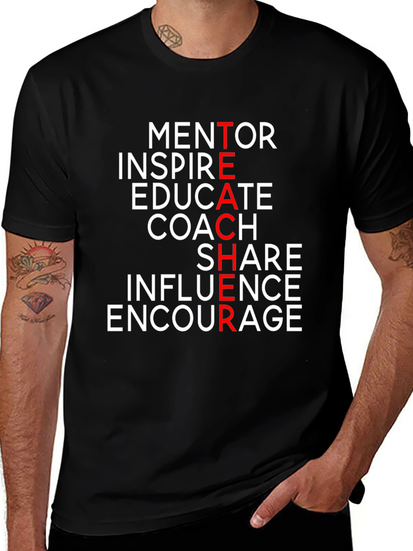 Teacher Mentor Inspire Graphic Tee