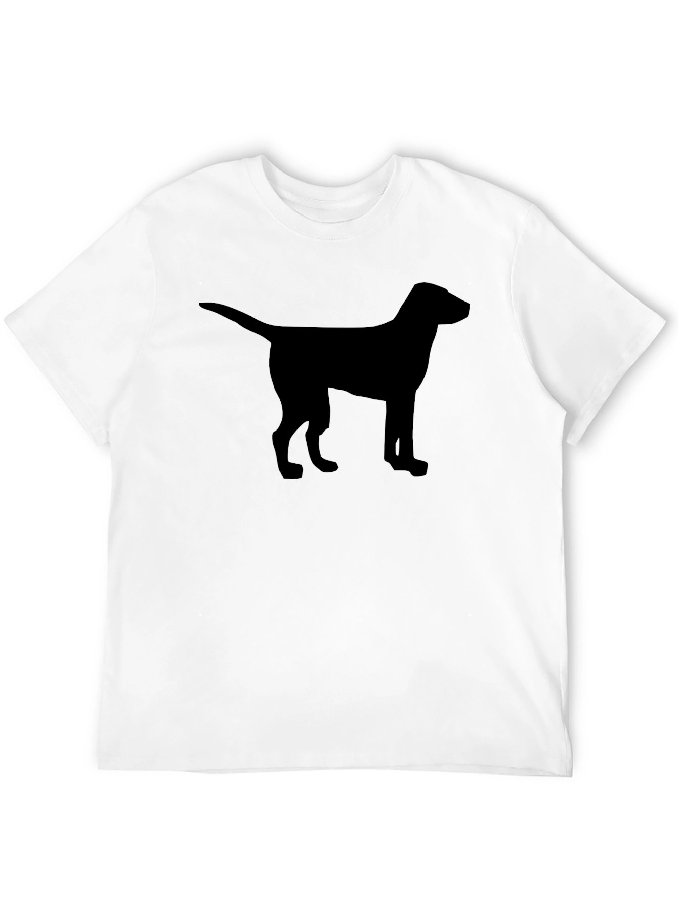 Minimal Dog Silhouette T-Shirt – Clean Dog Lover Tee