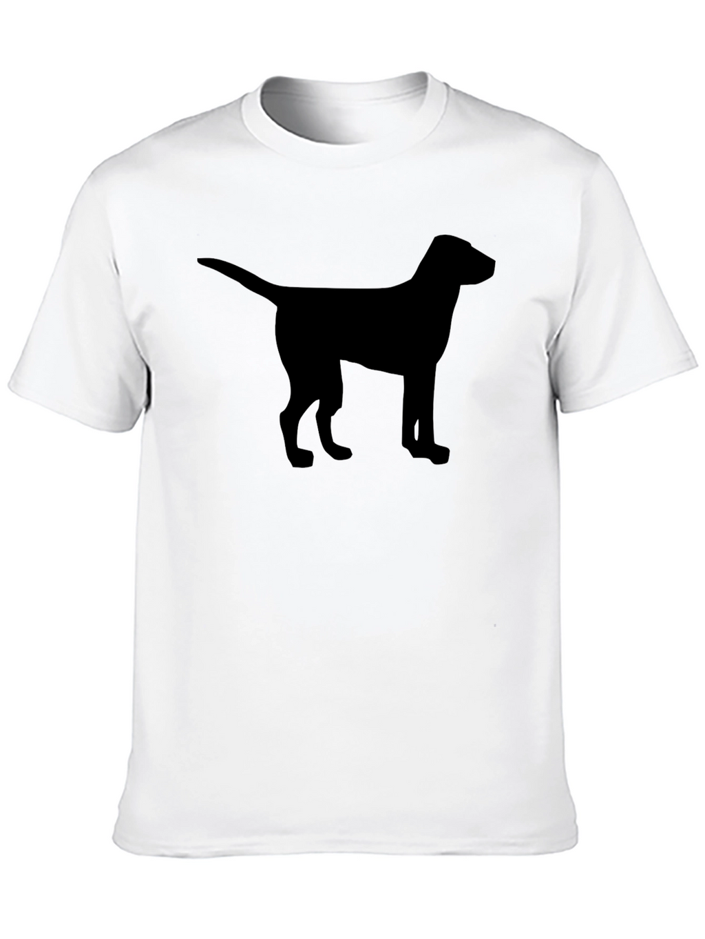 Minimal Dog Silhouette T-Shirt – Clean Dog Lover Tee
