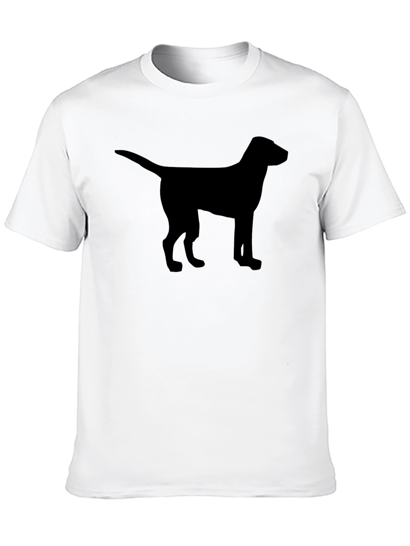 Minimal Dog Silhouette T-Shirt – Clean Dog Lover Tee