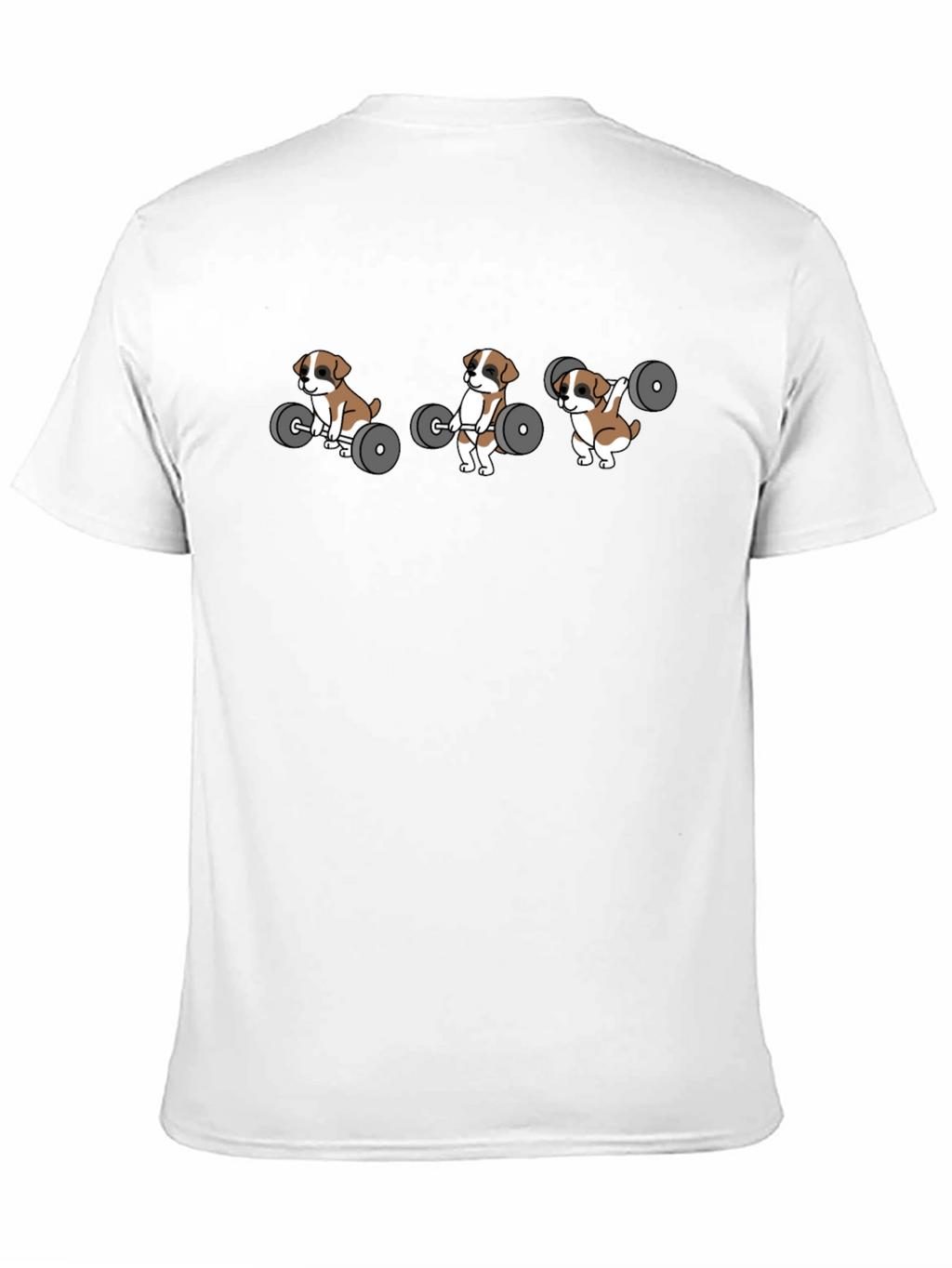 Weightlifting Puppies T-Shirt – Funny Fitness Dog Graphic Tee