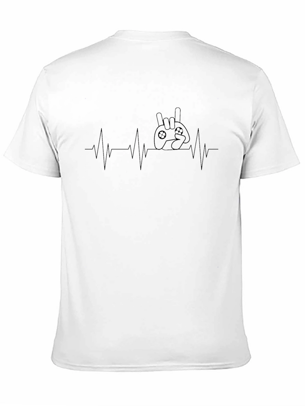 Gamer Heartbeat T-Shirt - Rock On Controller