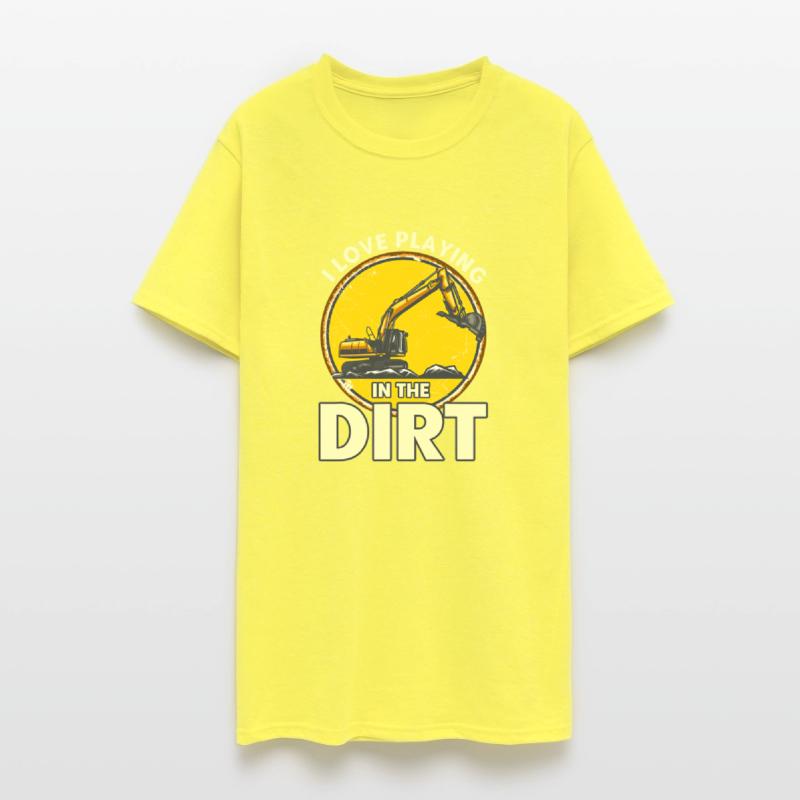 Excavator Construction Worker Operator Playing