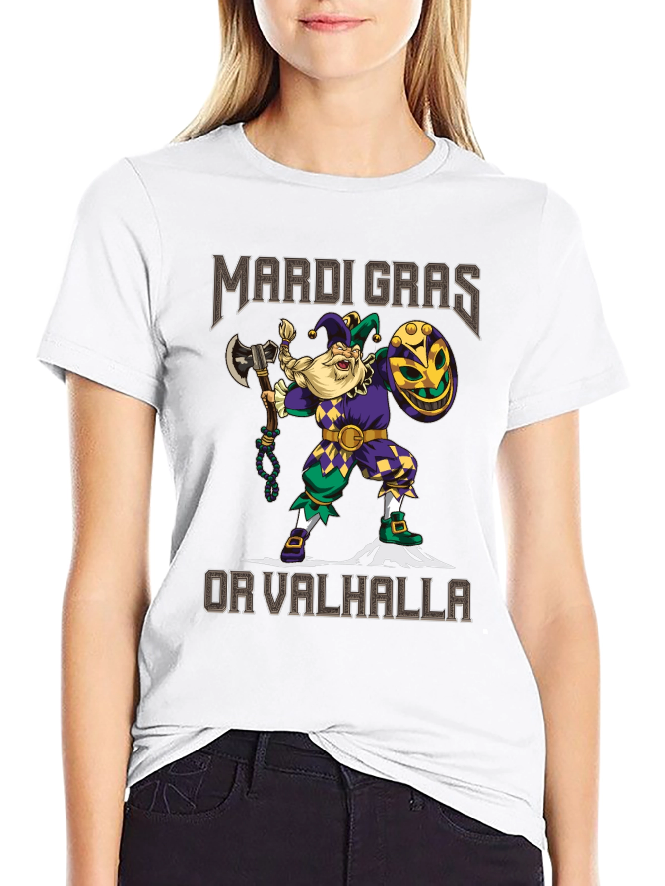 Mardi Gras or Valhalla T-Shirt