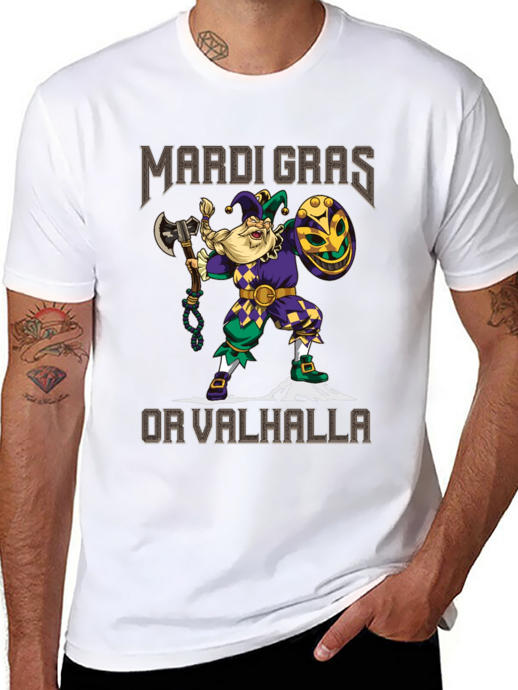 Mardi Gras or Valhalla T-Shirt