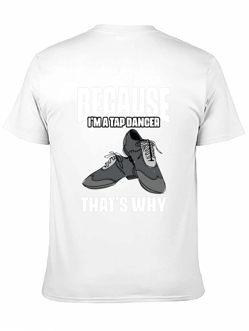 Tap Dancer Graphic Tee - Black Cotton T-Shirt