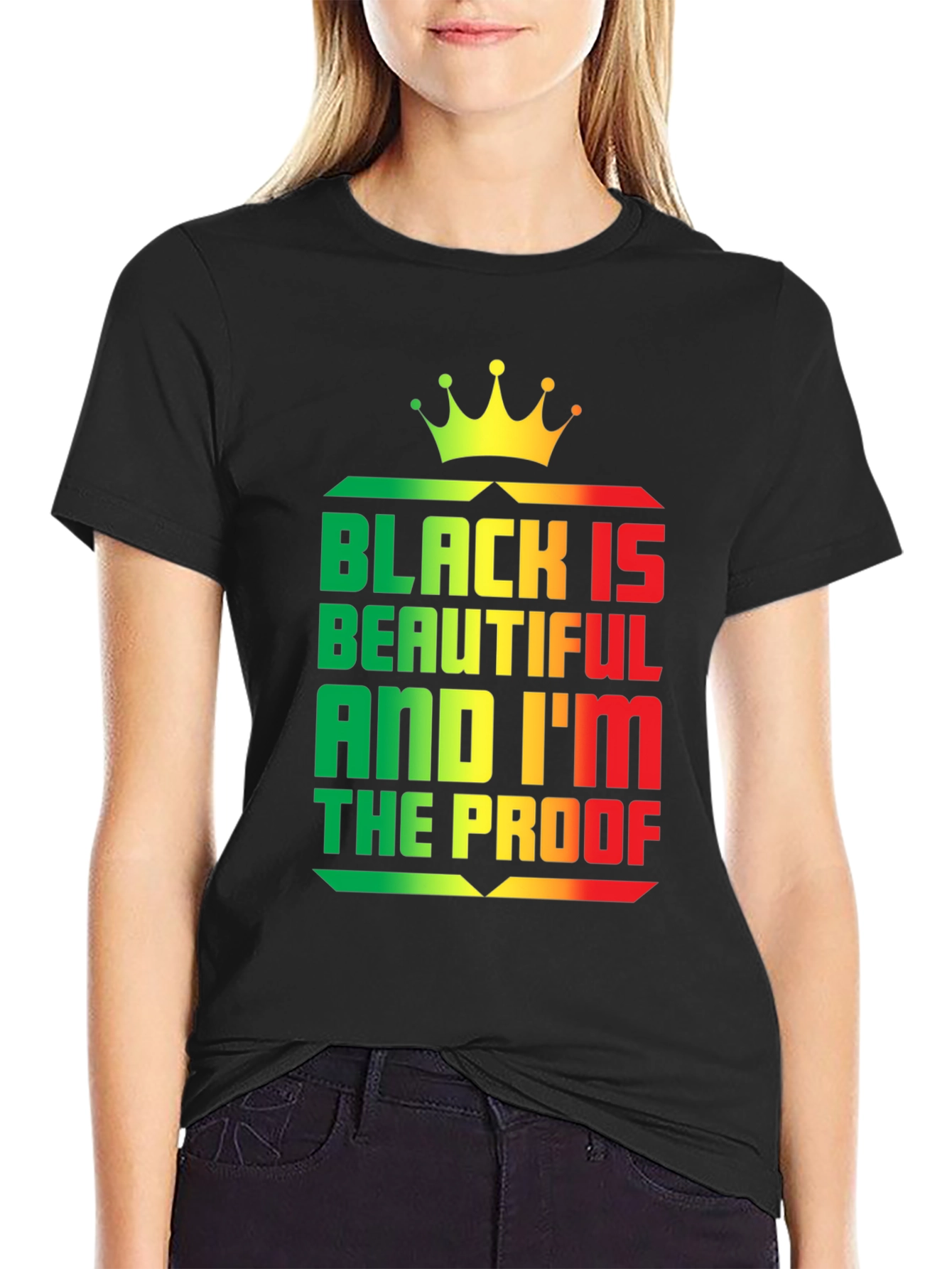 Black Is Beautiful T-Shirt | Im the Proof | Statement Tee