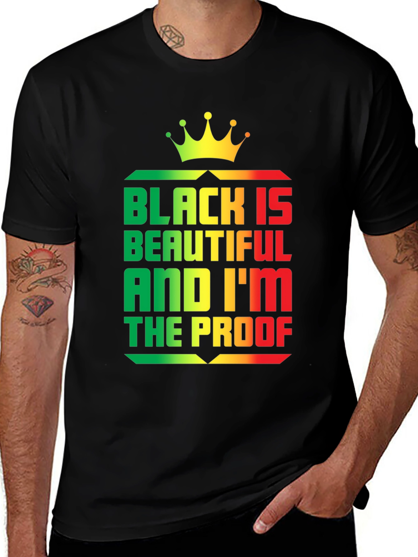 Black Is Beautiful T-Shirt | Im the Proof | Statement Tee