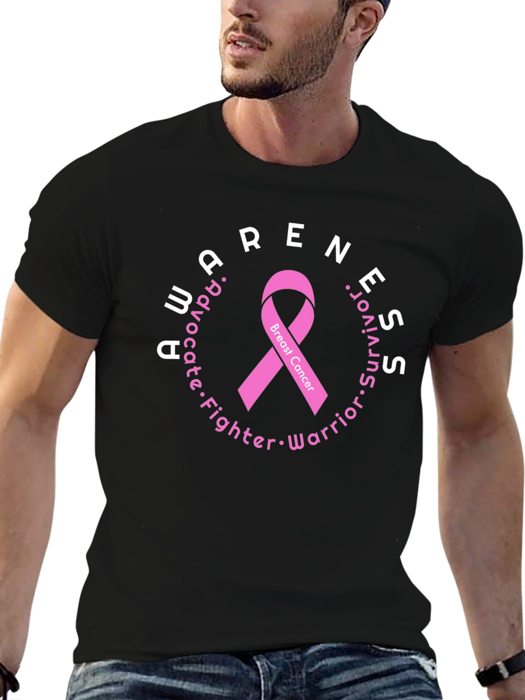 Breast Cancer Awareness Ribbon T-Shirt