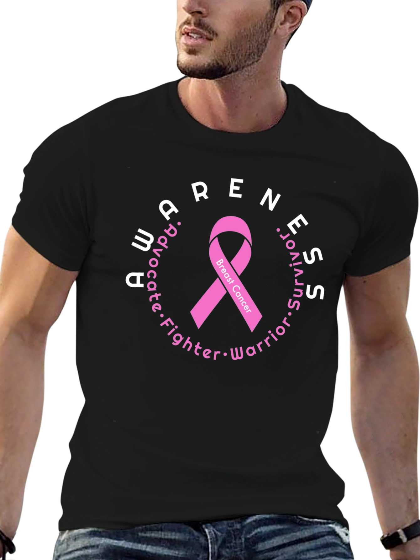 Breast Cancer Awareness Ribbon T-Shirt