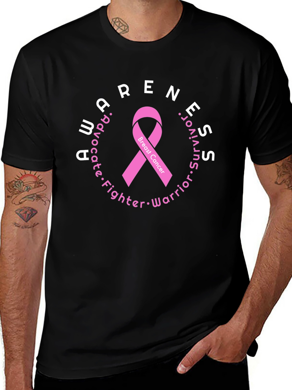 Breast Cancer Awareness Ribbon T-Shirt