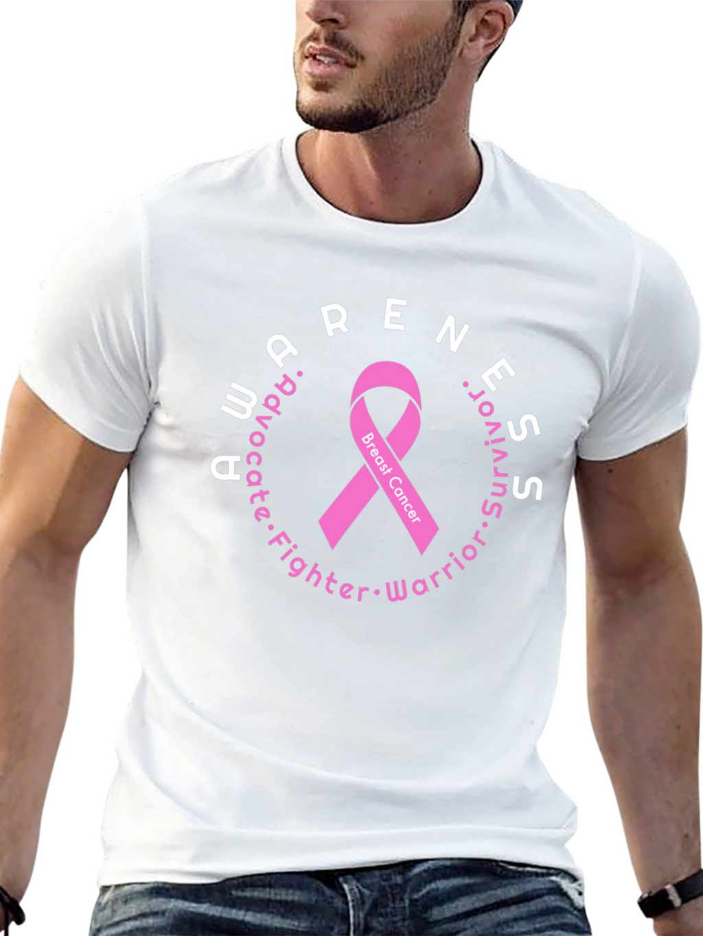 Breast Cancer Awareness Ribbon T-Shirt