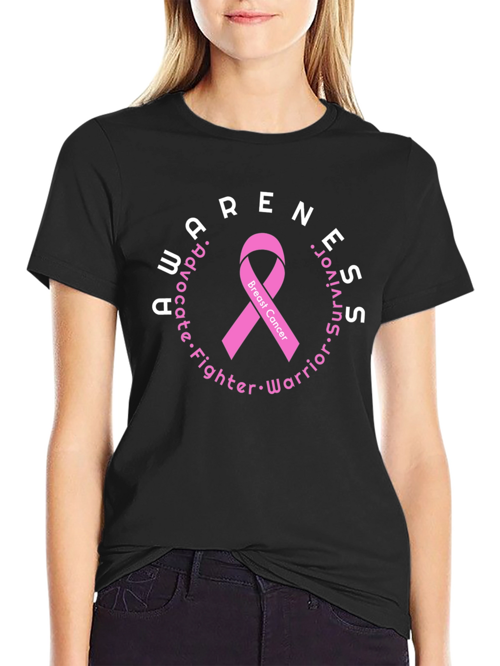 Breast Cancer Awareness Ribbon T-Shirt
