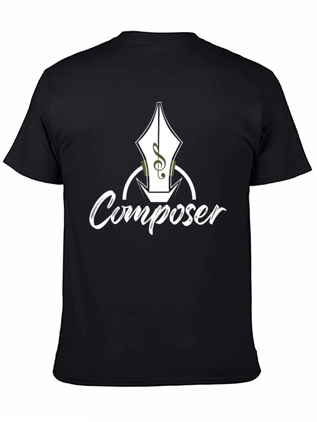 Composer T-Shirt - Music Pen Design