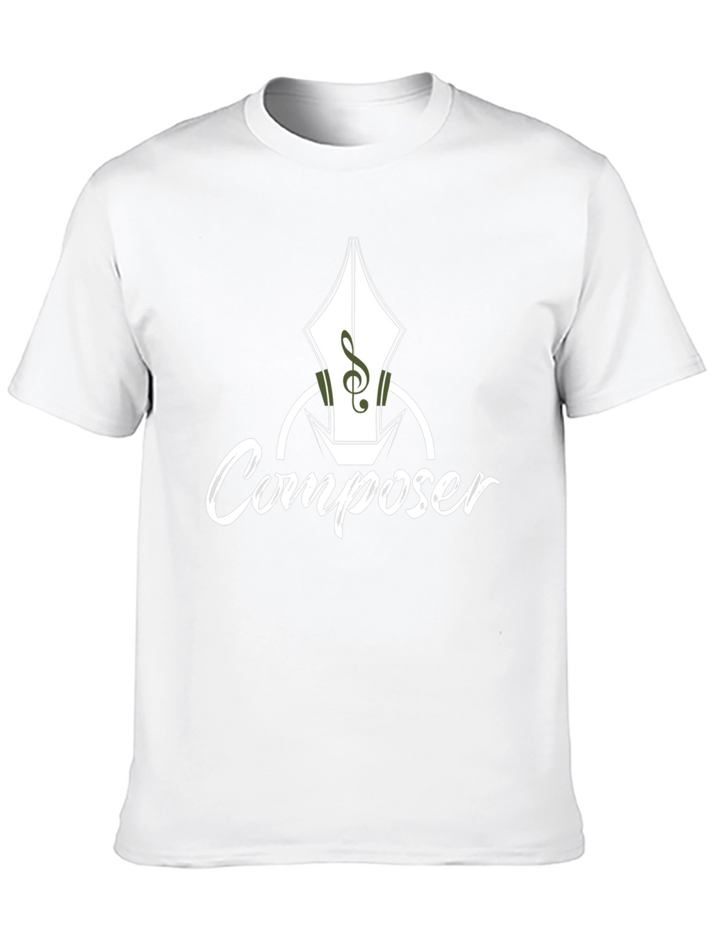 Composer T-Shirt - Music Pen Design