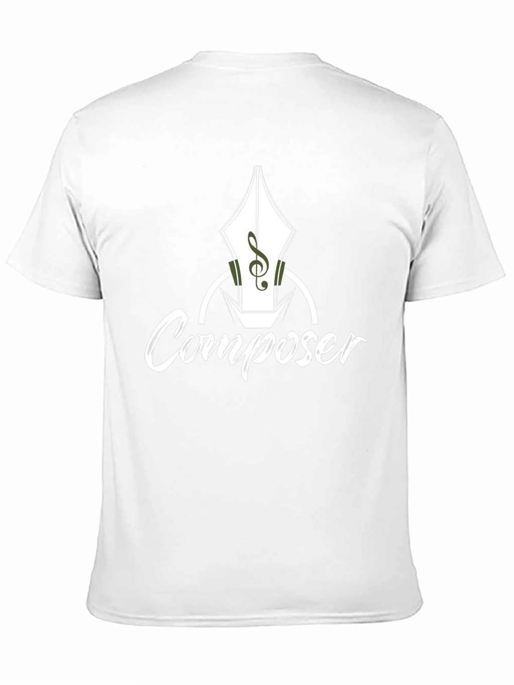 Composer T-Shirt - Music Pen Design
