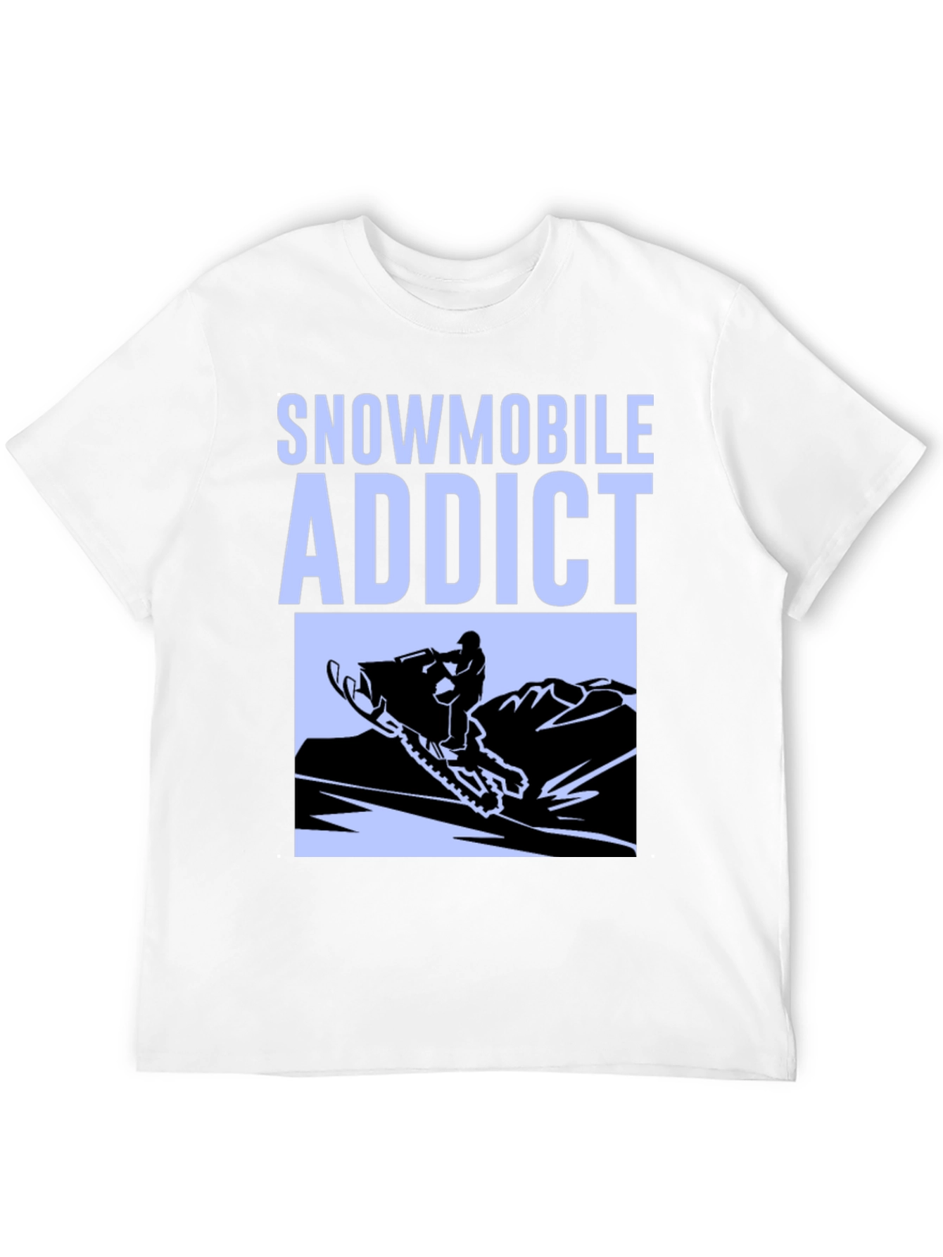 Snowmobile Addict Graphic Tee