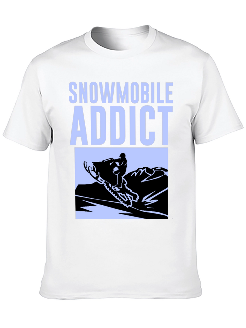 Snowmobile Addict Graphic Tee