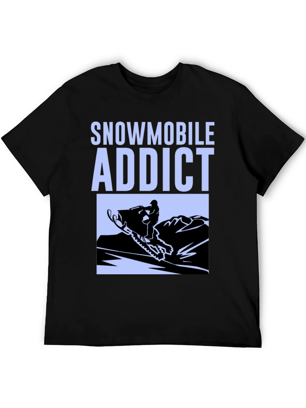 Snowmobile Addict Graphic Tee
