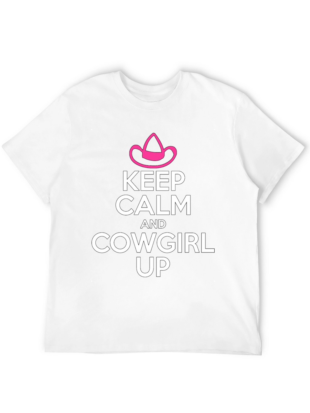 Keep Calm Cowgirl Up Graphic Tee