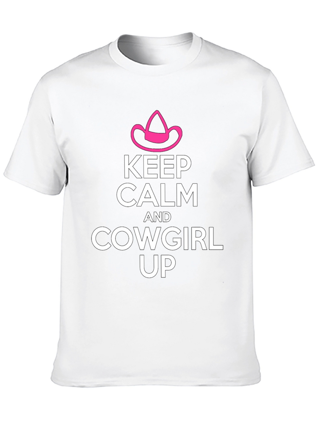 Keep Calm Cowgirl Up Graphic Tee