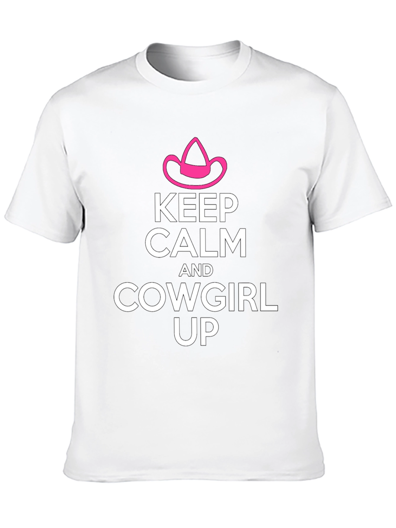 Keep Calm Cowgirl Up Graphic Tee