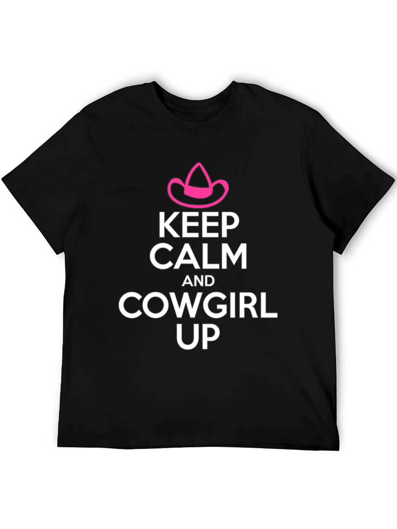 Keep Calm Cowgirl Up Graphic Tee
