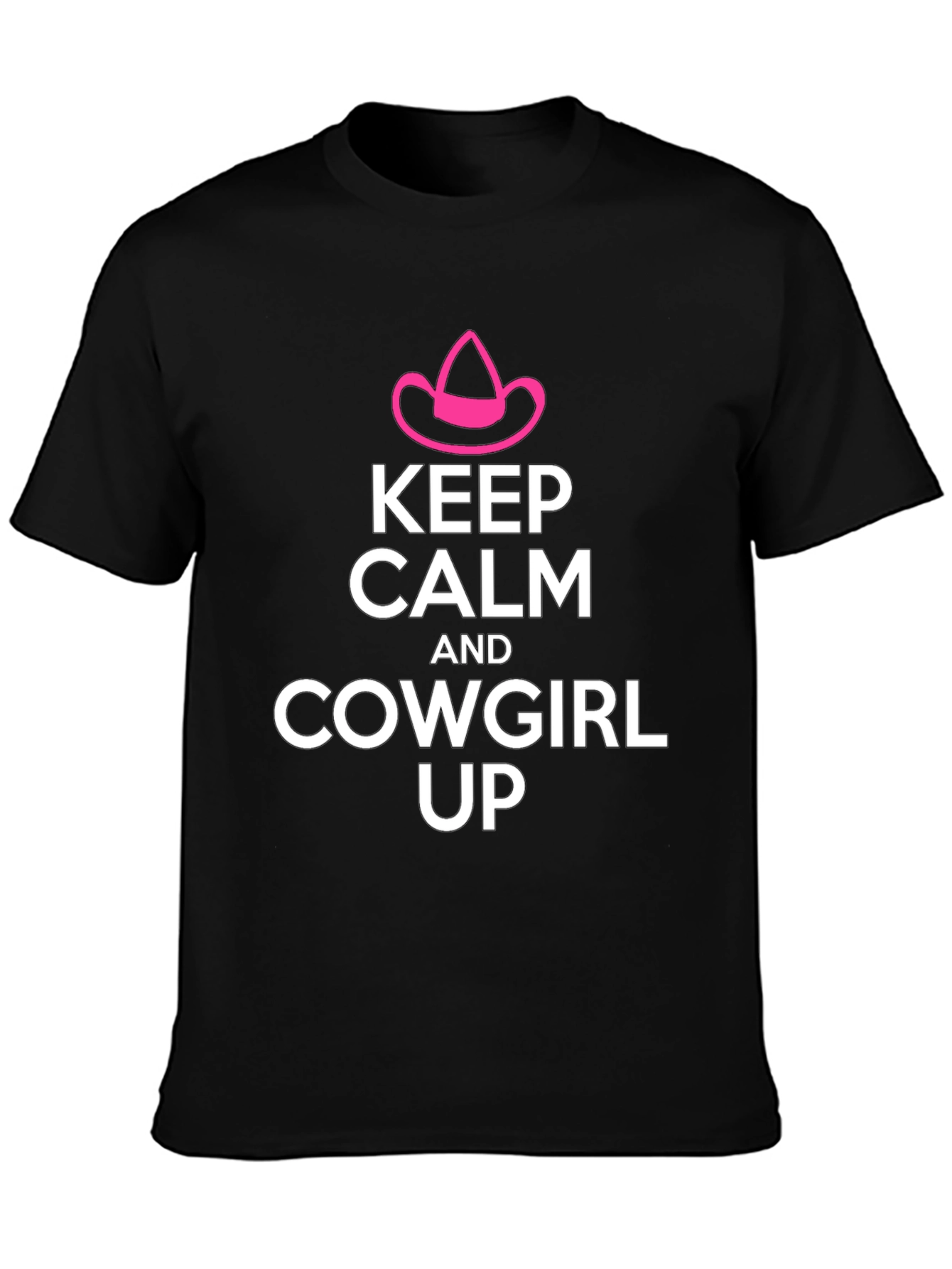 Keep Calm Cowgirl Up Graphic Tee