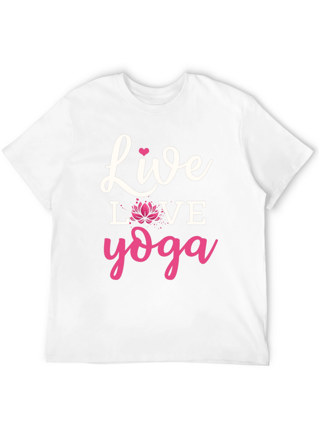 Live Love Yoga Graphic Tee - Black