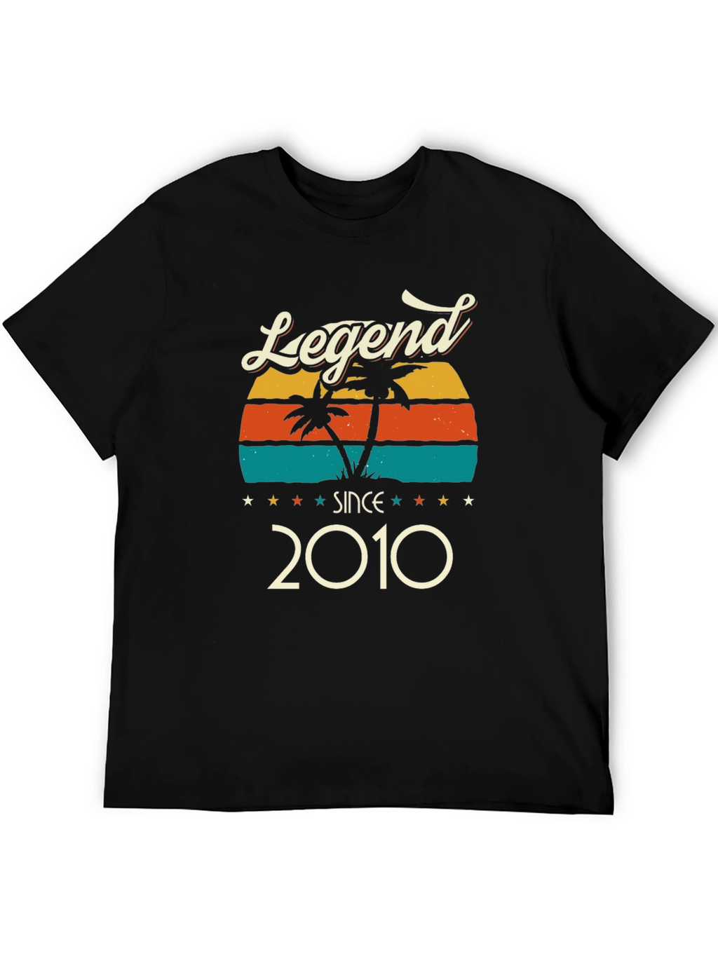 Legend Since 2010 Black Graphic Tee