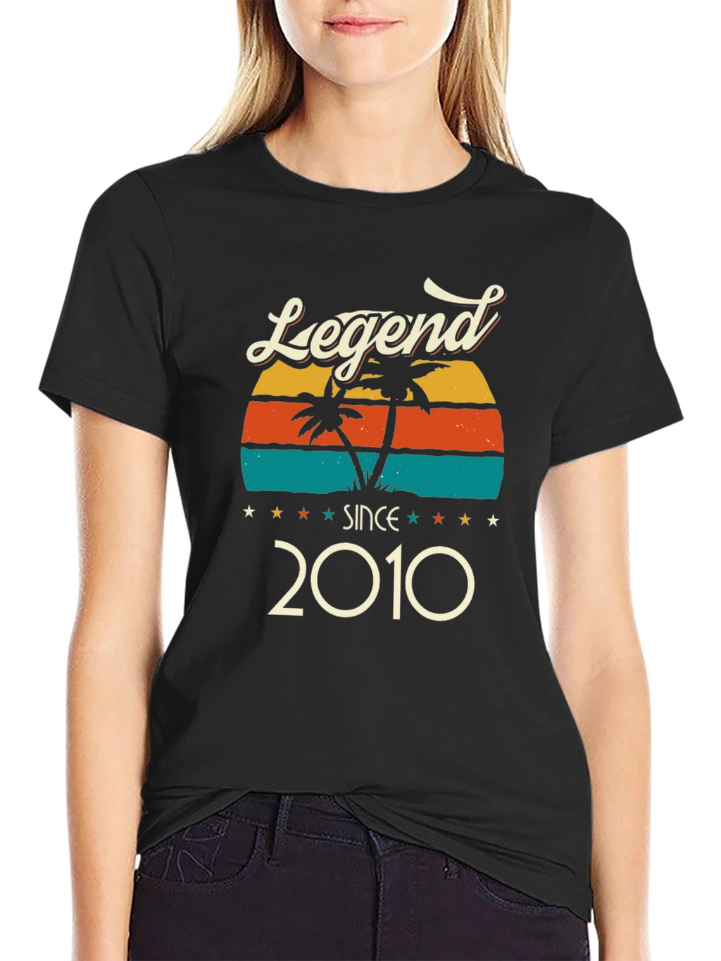 Legend Since 2010 Black Graphic Tee