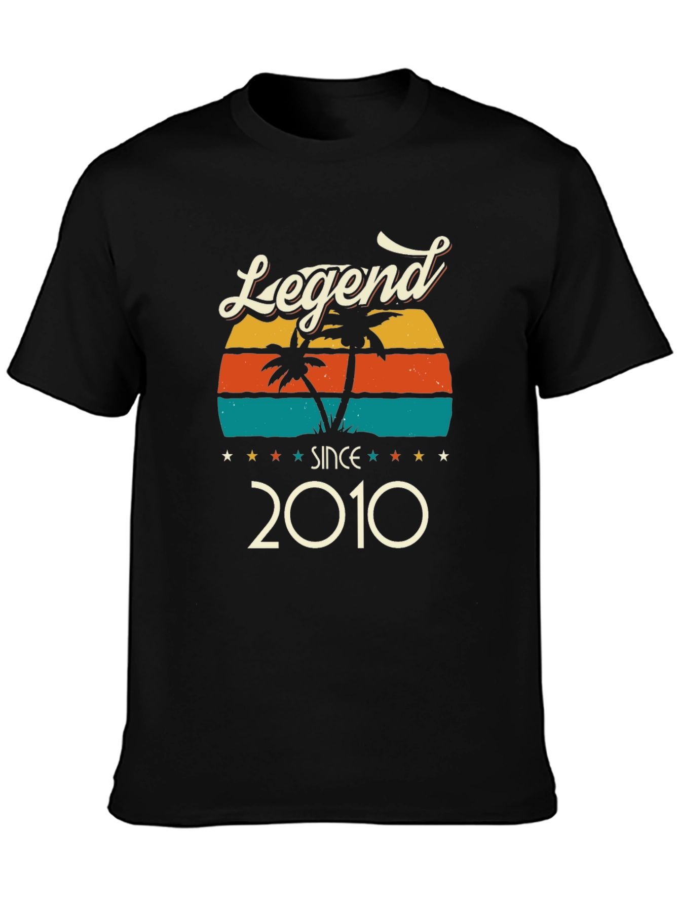 Legend Since 2010 Black Graphic Tee