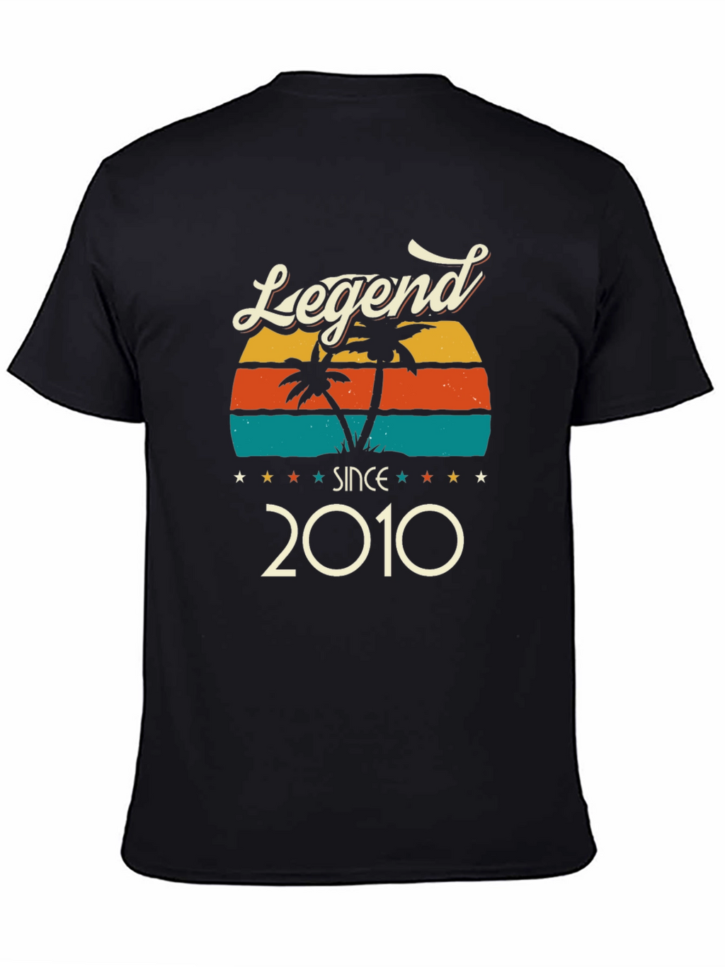 Legend Since 2010 Black Graphic Tee